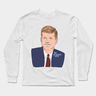 JFK “comic” style Long Sleeve T-Shirt